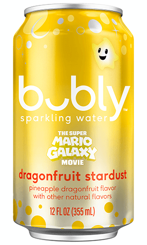 bubly sparkling water - dragonfruit stardust