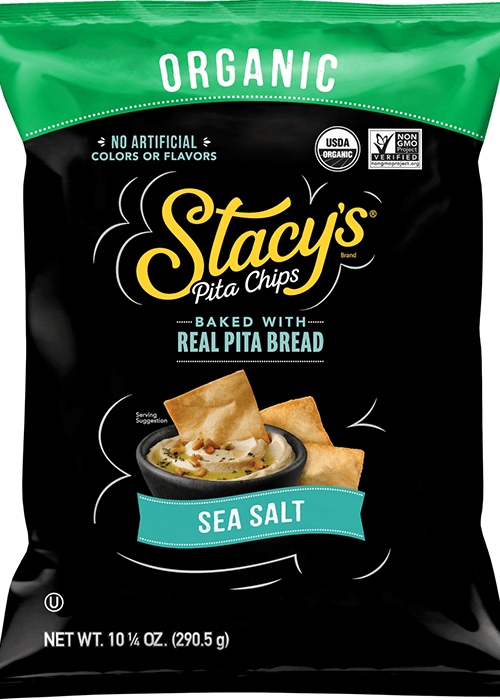 Stacy's Organic Baked Pita Chips - Sea Salt