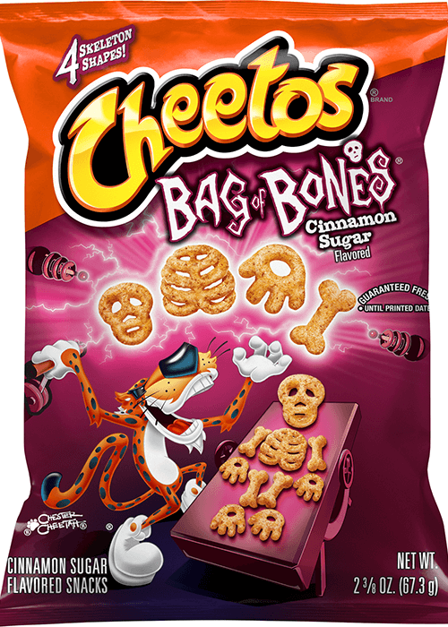 Cheetos Bag of Bones Cinnamon Sugar Flavored Snacks