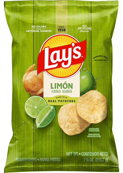 Lay's Potato Chips - Limón Flavored