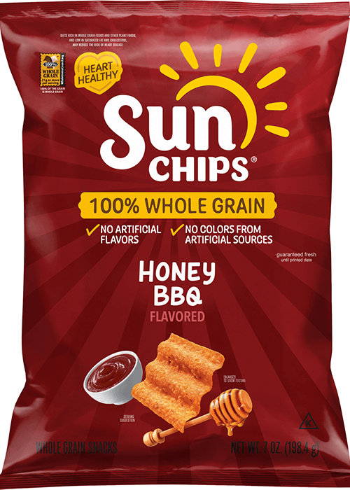 SunChips Whole Grain Snacks - HOney BBQ Flavored