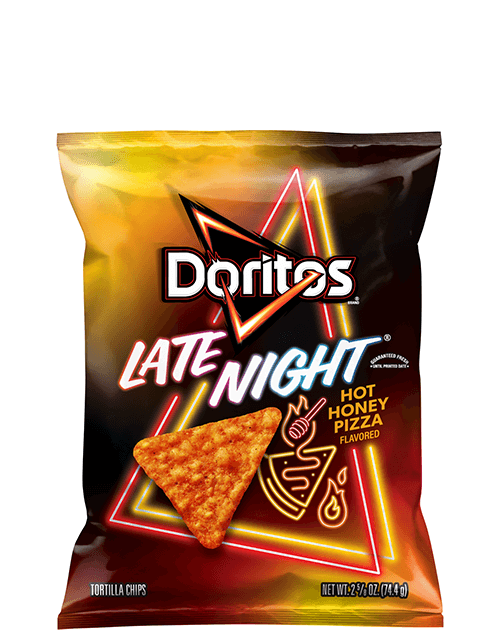 Doritos Tortilla Chips - Late Night Hot Honey Pizza Flavored