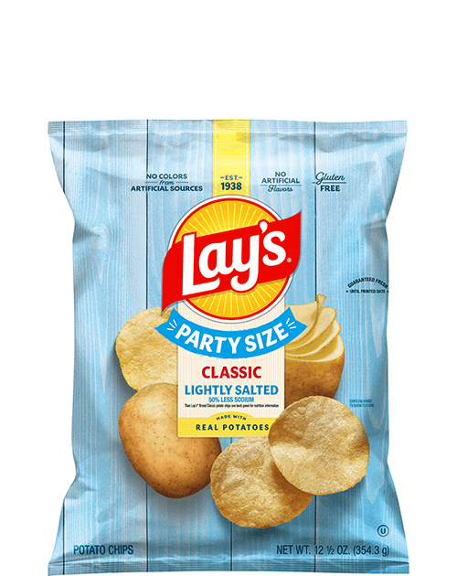 Lay's Classic Potato Chips - Lightly Salted