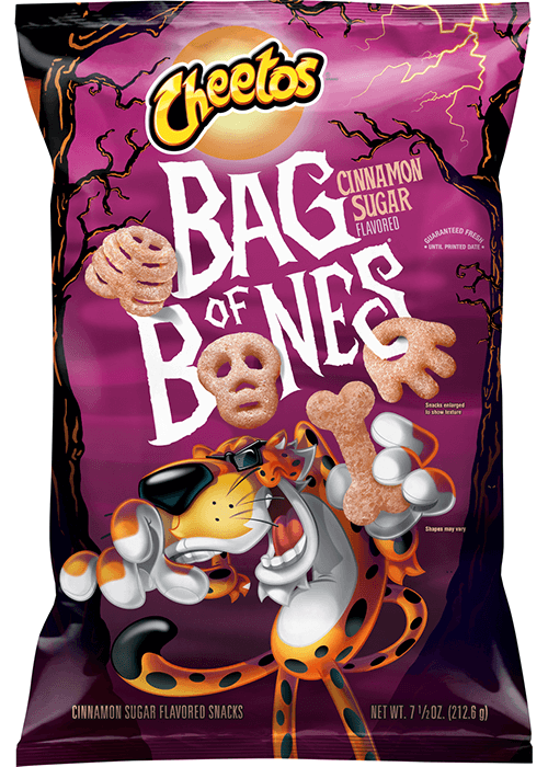 Cheetos Bag of Bones Cinnamon Sugar Flavored Snacks