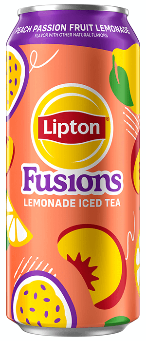 Lipton Fusions Lemonade Iced Tea - Peach Passion Fruit Lemonade