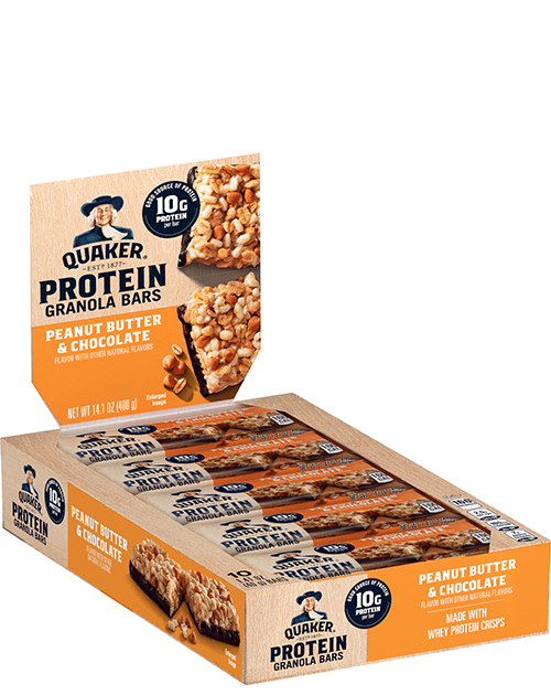 Quaker Protein Granola Bars - Peanut Butter & Chocolate