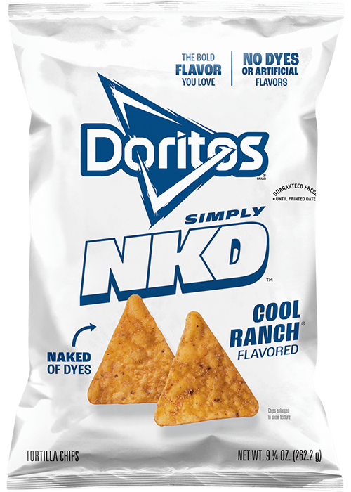 Doritos Simply NKD Tortilla Chips - Cool Ranch Flavored