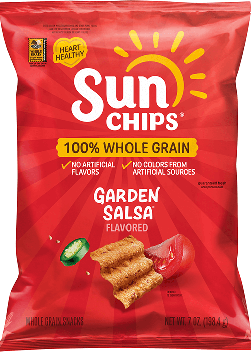 SunChips Flavored Whole Grain Snacks - Garden Salsa