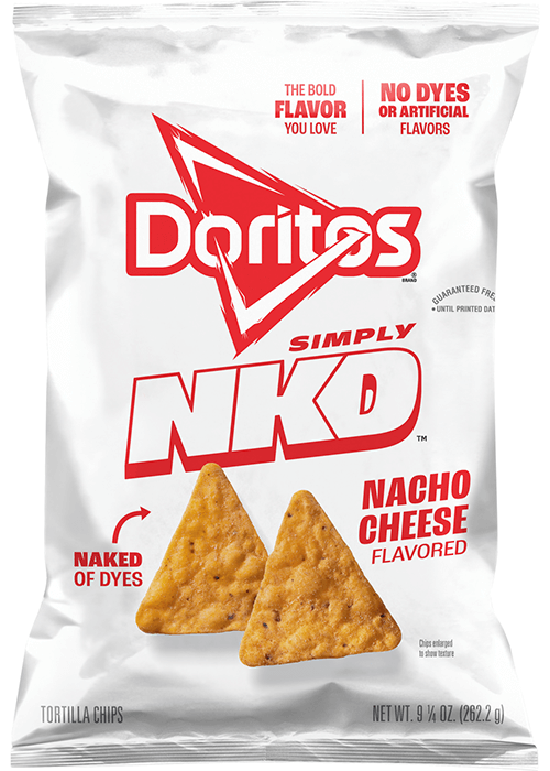 Doritos Simply NKD Tortilla Chips - Nacho Cheese Flavored