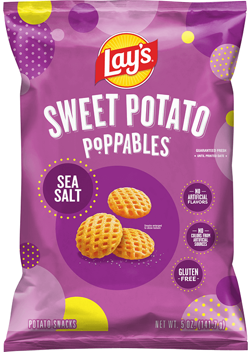 Lay's Sweet Potato Poppables Potato Snacks - Sea Salt