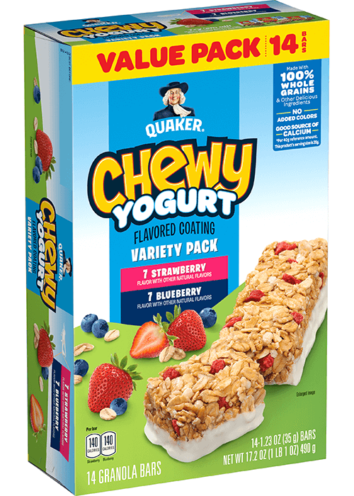 Quaker Chewy Yogurt Granola Bars - Variety Pack