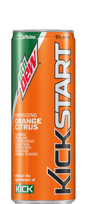 Mtn Dew Kickstart - Orange Citrus