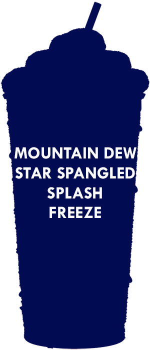 Mountain Dew Star Spangled Splash Freeze