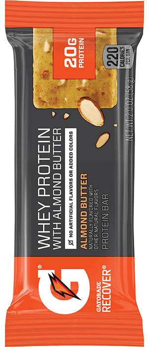Gatorade Recover Whey Protein w Almond Butter Bar - Almond Butter