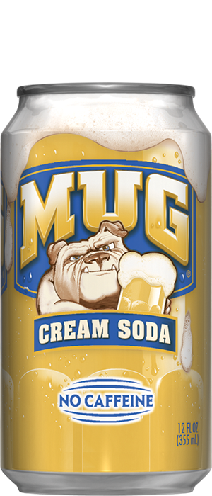 Mug Cream Soda, Cans, 12 fl oz, 6 ct