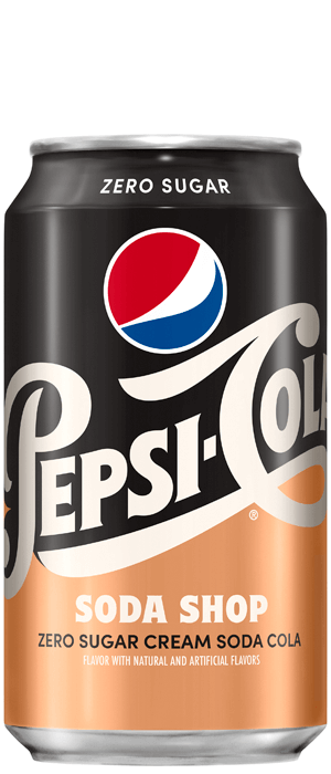Pepsi-Cola Soda Shop Zero Sugar Cream Soda Cola