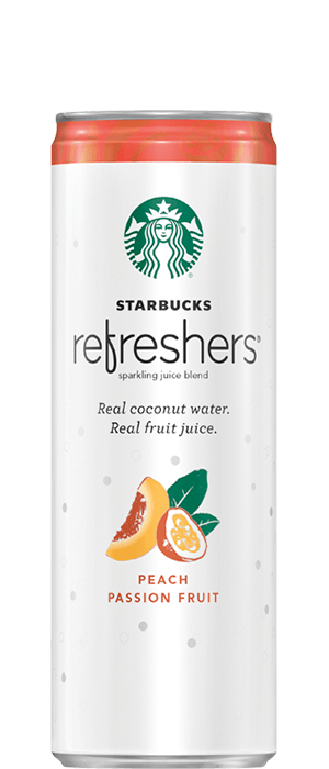 Starbucks Refreshers - Peach Passion Fruit with Coconut Water