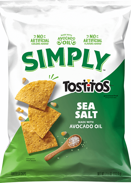 Tostitos Simply Tortilla Chips - Sea Salt Made With Avocado Oil
