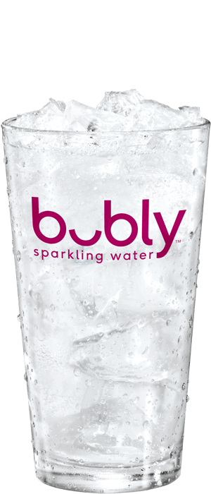 bubly sparkling water - raspberry