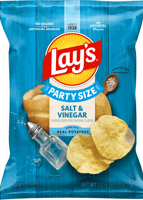 Lay's Potato Chips - Salt & Vinegar Flavored