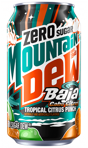 Mountain Dew Baja Cabo Citrus Zero Sugar