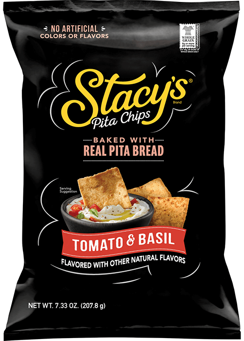 Stacy's Baked Pita Chips - Tomato & Basil Flavored